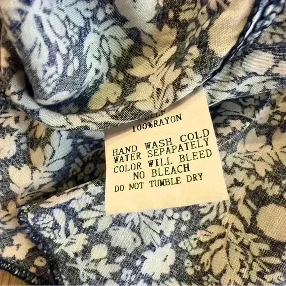 Pinch Women’s Blue and White Floral Printed Flounce Mini Skirt Size Small - Picture 9 of 10